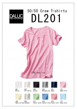 DL201 50/50 T-shirts XS〜XL　12色展開